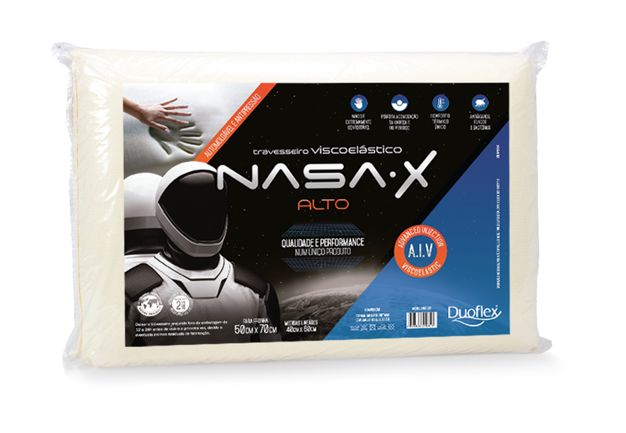 Nasa Outlet Travesseiro Nasa X - Outlet Conforto & Cia